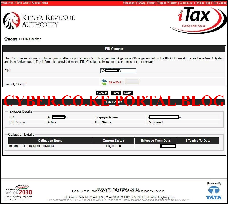 How To Use Kra Itax Pin Checker Functionality On Itax Portal
